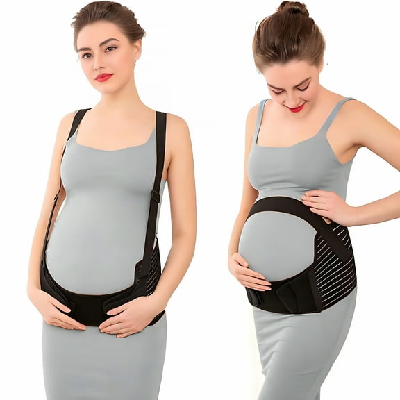 XIRQI Pregnancy Belly Band, Machine Washable Maternity Belt, Pregnancy Belly Support Band For Hip Back & Pelvic Pain Relief, Nylon Belly Brace
