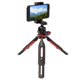 thumbnail image 1 of Trípode de mesa ajustable Ritz Gear para teléfono y cámara DSLR, rojo, 1 of 7