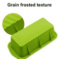 thumbnail image 3 of Moule à Pain en Silicone Rectangulaire Plateau à Pain Français Antiadhésif Réutilisable, Vert, 3 of 8