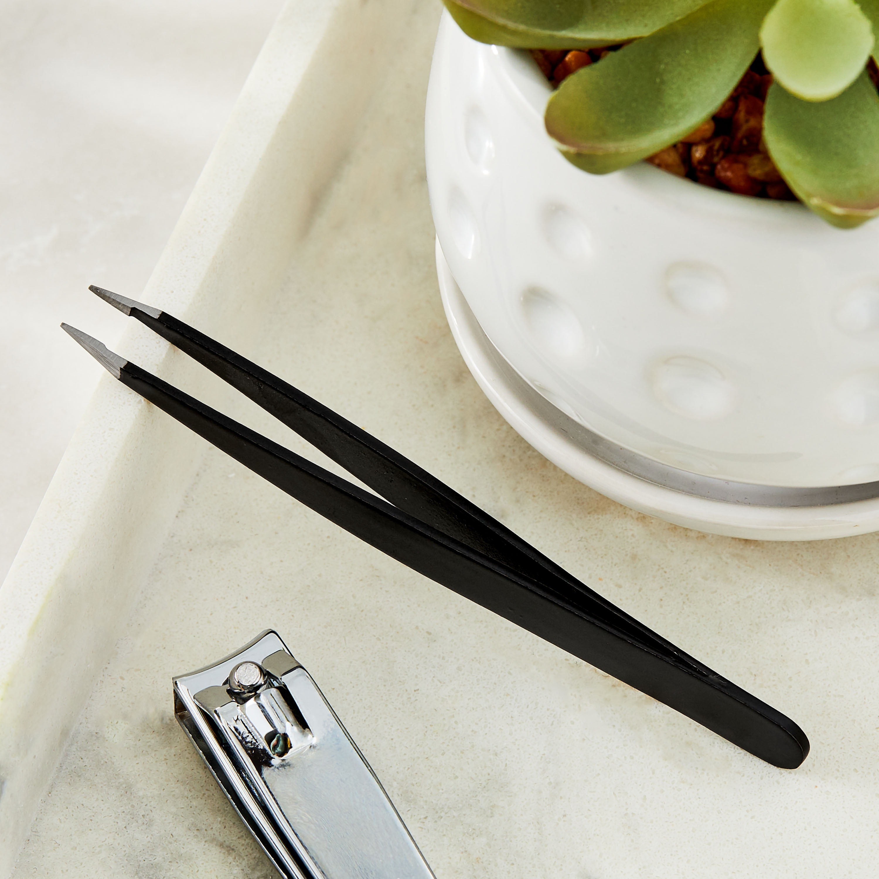 Equate Stainless Steel Precision Small Pointed Tweezers