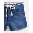 thumbnail image 3 of Weekend Academy Girls Denim Shorts with Tie Cord, Sizes 4-18, 3 of 5