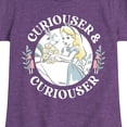 thumbnail image 3 of Alice in Wonderland - Curiouser and Curiouser - Youth Girls Fitted Short Sleeve T-Shirt, 3 of 5