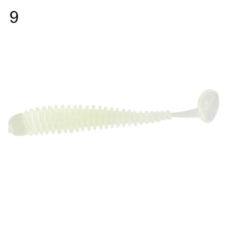 UDIYO 10Pcs/Set Mini Fishing Artificial Soft Vivid Lure Wobbler Worm Swim Bait