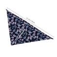 thumbnail image 3 of Naloa Love Butterflies Dog Bandanas 1PC Washable Triangle Dog Scarfs Premium Durable Fabric, for Small Medium Large Dogs and Cats, 3 of 6