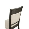 thumbnail image 5 of Brayden Wooden Upholstered Set of 2 Dining Side Chairs in Espresso, 5 of 6