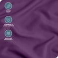 thumbnail image 5 of Bare Home Pillowcase Set - Premium 1800 Collection - Double Brushed - Ultra Soft - King Size, Plum, 4 Count, 5 of 8