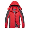 thumbnail image 1 of Innerwin Coat Waterproof Men Jacket Snow Ski Buttons Outwear Men Red XL, 1 of 2