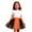1-Orange410, variant on Byoo Toddler Girl Glitter Tulle Tutu Skirt Block Color Elastic High Waist Skirts Elegant Soft Daily Skirt for Kids,Light Blue