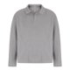 thumbnail image 5 of Blusa y camisa de manga larga con cuello alto para hombre, sudadera con capucha de manga larga lisa de forro polar con botones gruesos y cuello medio abierto, abrigo cálido con cuello alto, blusa de p, 5 of 5