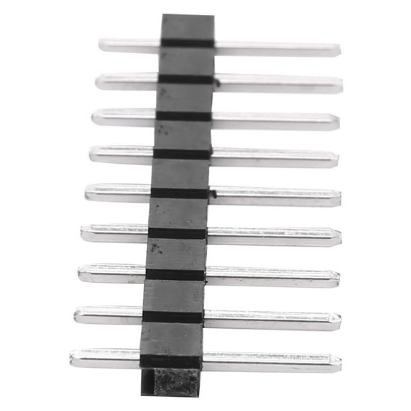 100pcs Male Header Pins, Straight Single Row 40 Pin 0.1 Inch (2.54mm) Male Pin Header Connector PCB Board Pin Connector Electronic Component Raw Materials