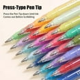 thumbnail image 4 of LANGUO Langou 3D Acrylic Painting Gel Pens 3D Acrylic Gel Pen Glitter Gel Pens For Adult Coloring Muticolor Marker Art Set Coloring Paint Pen For Doodle Drawing DIY Projects Crafts, 4 of 9