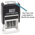 thumbnail image 3 of Cosco 2000 PLUS Self-Inking Rubber Date Office Stamp with ENTERED Phrase & Date - BLACK Ink (Micro-Dater 160), 12-Year Band, 3 of 3