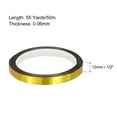 thumbnail image 2 of Cinta metalizada tono dorado Uxcell 1/2" x 55 yardas para decoración DIY, 2 of 6