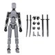 thumbnail image 1 of Robot movible multiarticulado Juguete de maniquí impreso en 3D Lucky 13 Dummy Action, 1 of 5
