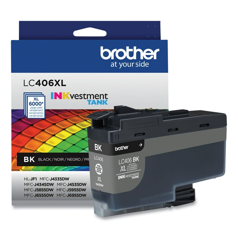 LC406XLBKS INKvestment High-Yield Ink, 6.000 Page-Yield, Black LC406XLBKS INKvestment High-Yield Ink, 6.000 Page-Yield, Black