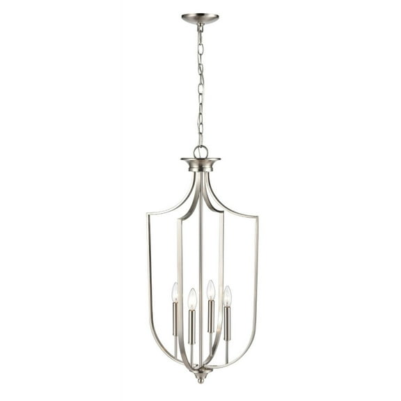Millennium Lighting 9837 4 Light 16" Wide Taper Candle Pendant - Nickel
