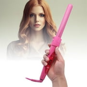 5 in 1 Curling Iron Wand Set with 5 Interchangeable Diamond Tourmaline Ceramic Curl Iron Barrels-No Cool Tip & Travel Bag