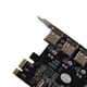 thumbnail image 2 of Methold Tarjeta de expansión PCI-e USB 3,0 de 4 puertos, adaptador de concentrador USB PCI Express, módulo de conversión de 5,0 Gbps, reemplazo de Electrónica miscelánea, 2 of 5