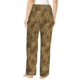 thumbnail image 6 of Pajama Pants Women, abstract Leopard tiger print Sweatpants Soft Sleep Lounge Pants, Casual PJ Bottoms Pants with Pockets, 6 of 7