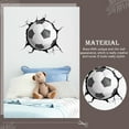 thumbnail image 5 of 2 Sheets Stickers Cartoon Wall Ornaments Living Room Decals Soccer Posters for Boys Bedroom Football Children's, 5 of 6