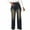 Navy, variant on ABATAB Jeans for Women High Waisted Casual Pull on Jean Pants Stretchy Loose Fit Trendy Denim Trousers with Pockets