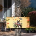 thumbnail image 3 of Boston Terrier Celebrates Spring and Enjoys a Happy Easter Landscape Wood Sign Gentleman Dog Lover Gifts Hanging Wall Home Decor - 02001, 3 of 5