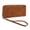 Brown, variant on Wrangler Wallets for Women Western Dual‑Zipper Wristlet Clutch Compact Card Organizer, Black