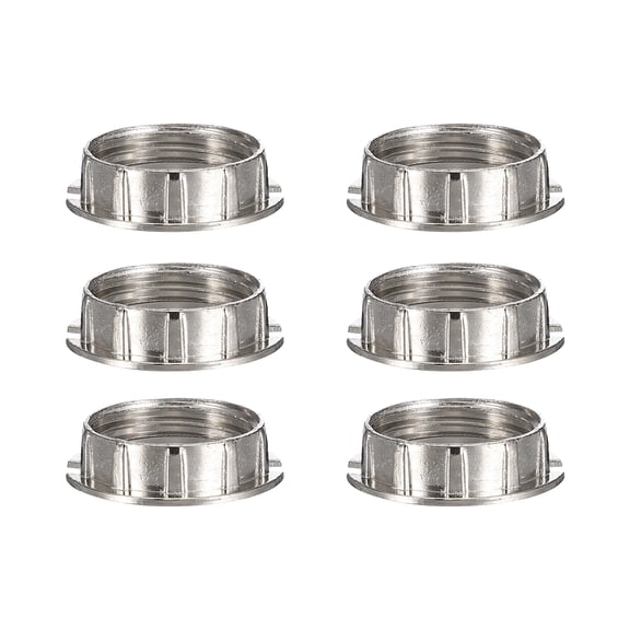 Uxcell Light Socket Rings, G9 Zinc Alloy Lamp Holder Ring Silvery 6