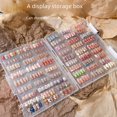thumbnail image 2 of Caja de almacenamiento de arte de uñas a prueba de polvo transparente de gran capacidad Caja para usar uñas Estilo de exhibición de puntas de arte, 2 of 4