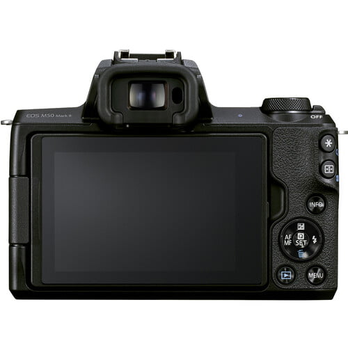 Buy Canon EOS M50 Mark II Mirrorless Camera, Black + EF-M 15-45mm