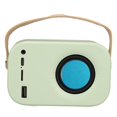 thumbnail image 4 of Enceinte Bluetooth stéréo HiFi, chargement USB, rétro, portable, sans fil, pour la maison et les voyages, verte, 4 of 4