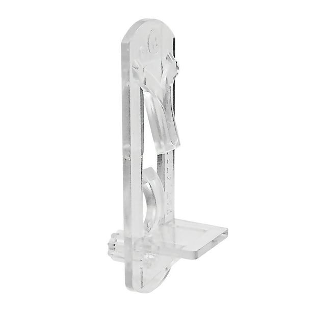 PrimeLine Shelf Support Peg, SelfLocking, 5 mm., 5/8 in. Clear (4