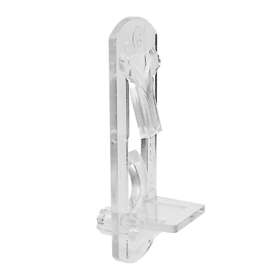 Shelf Support Peg, Self-Locking, 5 mm., 5/8 in. Clear (4-pack)