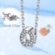 thumbnail image 3 of Collar Silvora Mujer♥ Plata Esterlina Inicial con Circonita Cúbica Letra Q Colgante para Niñas Adolescentes, 3 of 8