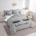 thumbnail image 3 of Feelyou Dreamy Unicorn Bedding Comforter Set 7 Pieces for Kids, Eyelash Makeup Full Bedding Set, Girly Princess Style Fitted Sheet Flat Sheet, Breathable Home Decor, 3 of 7