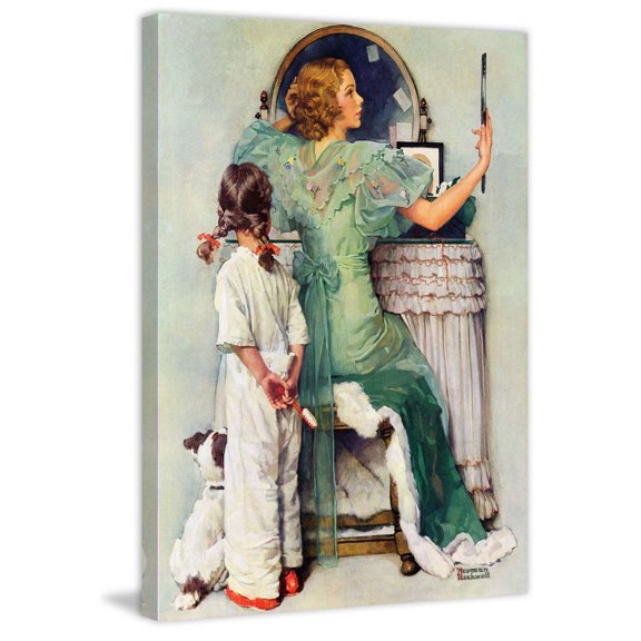 Marmont Hill "Going Out" by Norman Rockwell Painting Print on Canvas