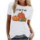 thumbnail image 2 of Fiudx Ofertas Flash Artículos En Oferta Camiseta de Manga Corta con Estampado de Cuello Redondo Informal de Verano para Mujer, 2 of 4