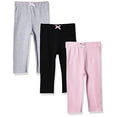 thumbnail image 1 of Leggings en Coton pour Bébé Fille, Noir, 3 Tout-Petit, 1 of 1