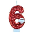 thumbnail image 1 of RYGRZJ Baseball Birthday Candles For Cake Decorations 0-9 Number Candle Baseball, 1 of 5