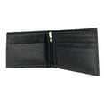 thumbnail image 2 of Empire Cove Stylish Accent Genuine Leather Bifold Wallets Mens Womens - Black, 2 of 5