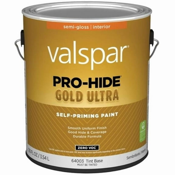 Valspar 028.0064003.007 1 gal Interior Semiglass Self Priming Paint, Tint Base - Pack of 4
