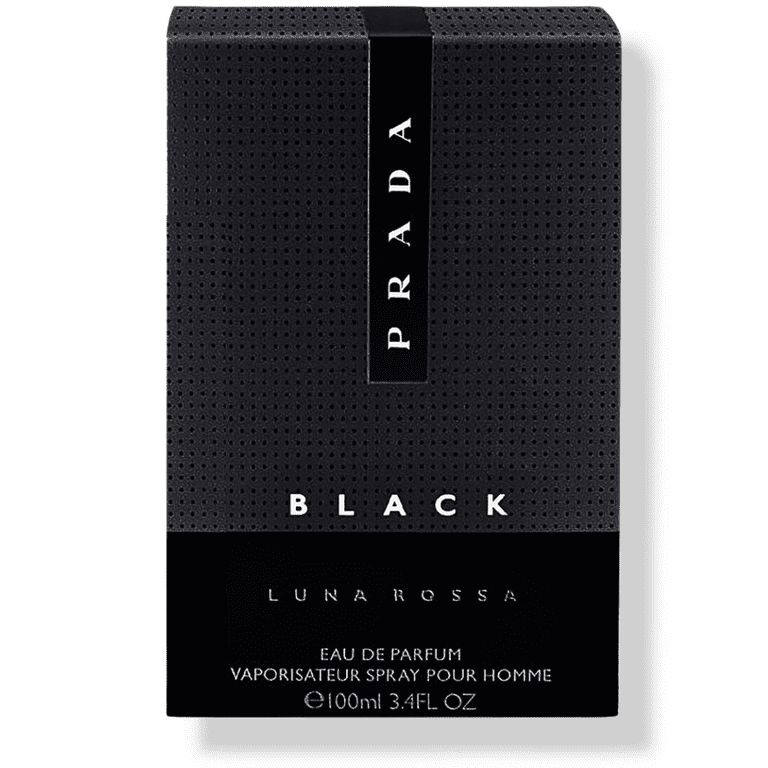 Prada Luna Rossa Black Eau De Parfum, Masculine Amber Scent Prada Luna Rossa Black Eau De Parfum, Masculine Amber Scent