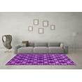 thumbnail image 3 of Ahgly Company Indoor Round Oriental Pink Industrial Area Rugs, 3' Round, 3 of 4