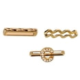 thumbnail image 2 of Decorative Rings Loops for 20 to 22mm Wide Silicone Watchband Rhinestone Decoration Exquisite Watch Band Accessory Letter C, 2 of 3