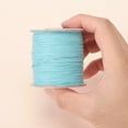 thumbnail image 3 of Dsseng 1 Rouleau Corde en Polyester Ciré Coréen Bleu Ciel Profond 1mm Environ 85 Yards Rouleau, 3 of 6