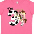 thumbnail image 4 of Inktastic I'm Three-cowgirl Riding Horse Birthday Girls Toddler T-Shirt, 4 of 5