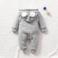 thumbnail image 4 of Fjofpr Baby Girl Clothes 12 Months Clearance Newborn Infant Baby Girls Winter Warm Thick Romper Jumpsuit Hooded Outfits（0-24M）, 4 of 9