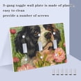 thumbnail image 4 of Dailycode Light Switch Plate Covers 2 Gang Wall Plate Plastics Outlet Covers for Kitchen Home Office Decor Dog Flowers Grass, 4 of 8