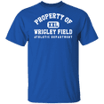 thumbnail image 1 of Property of Wrigley Field Athletic Dept T-Shirt, 1 of 6
