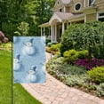 thumbnail image 5 of Christmas Winter Snowman Garden Flag House Banner 12" x 18" Double Sided Outdoor Yard Decoration, 5 of 6